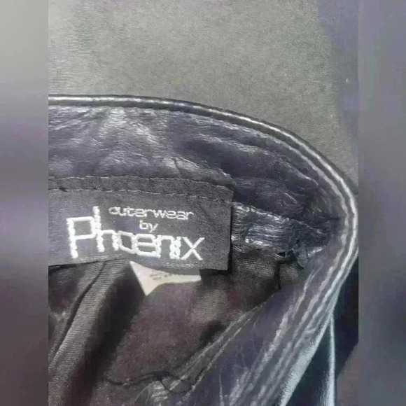 Phoenix Leather Pencil Skirt sz 4 - Picture 5 of 6